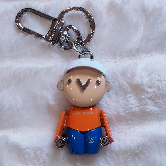 Orange and Blue Keychain - Picture 1 of 5
